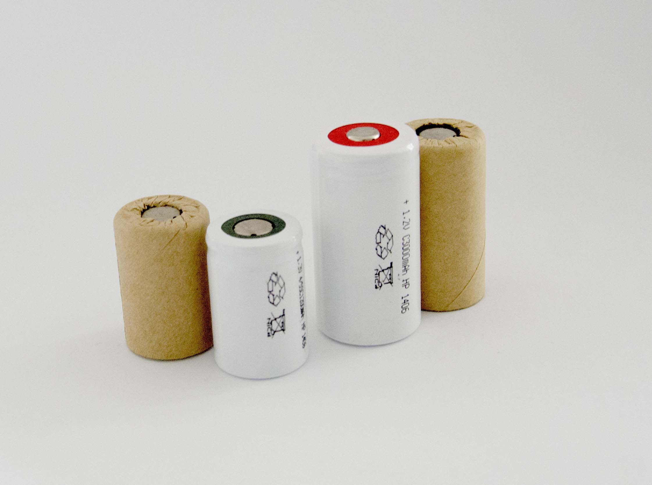 Ni-Cd High Power C + 4/5SC shrinking foil + paper wrapped
